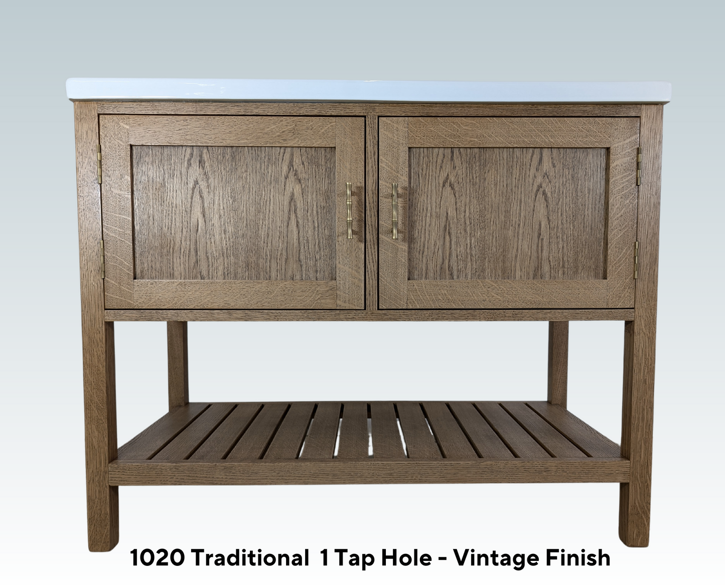 Adelaide Oak Bathroom Vanity Unit