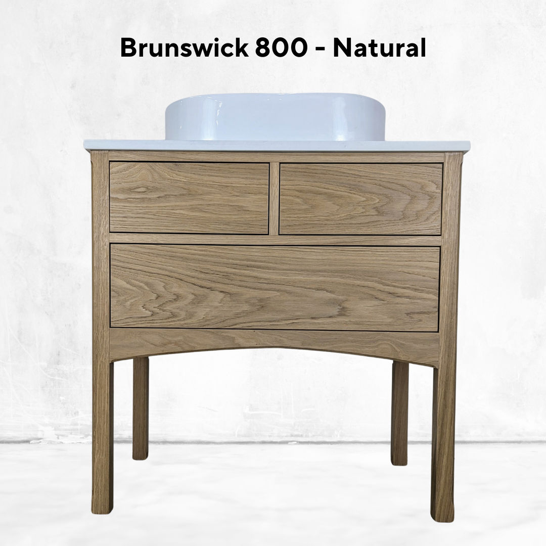 Brunswick Oak Bathroom Vanity Unit