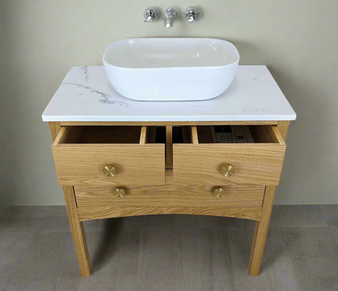 Brunswick Oak Bathroom Vanity Unit