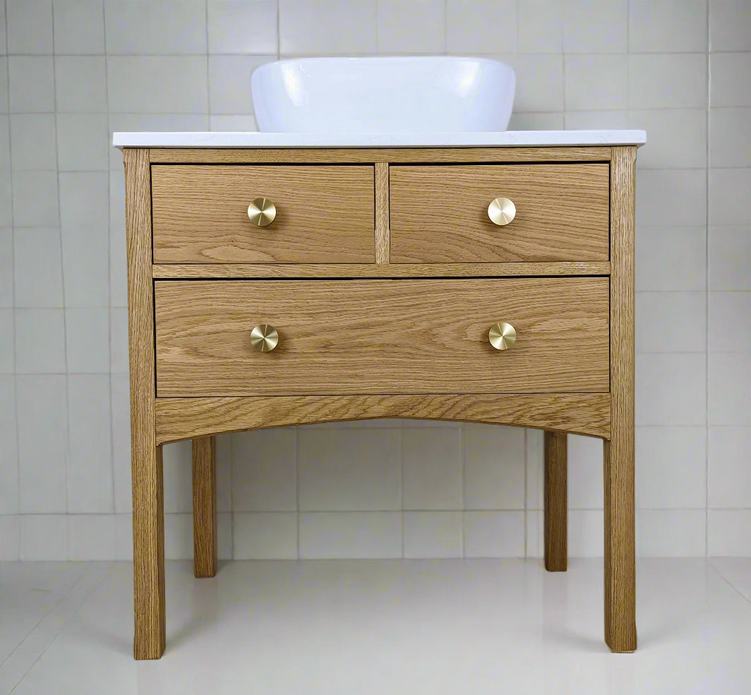 Brunswick Oak Bathroom Vanity Unit