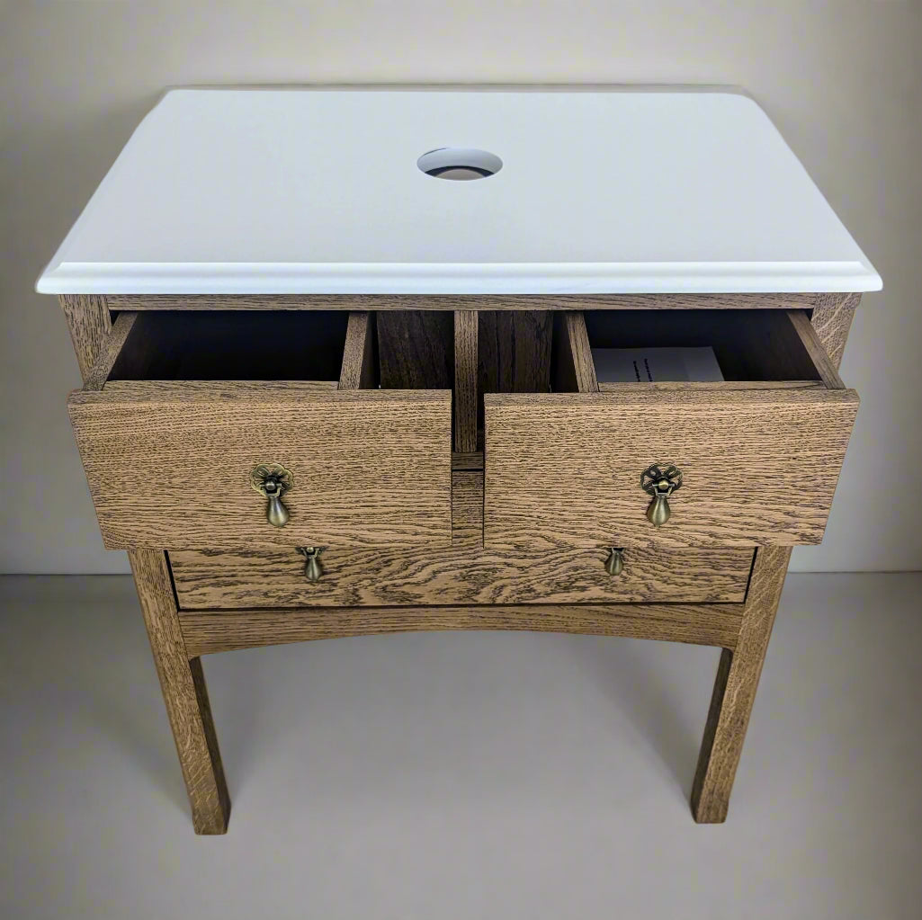 Brunswick Oak Bathroom Vanity Unit