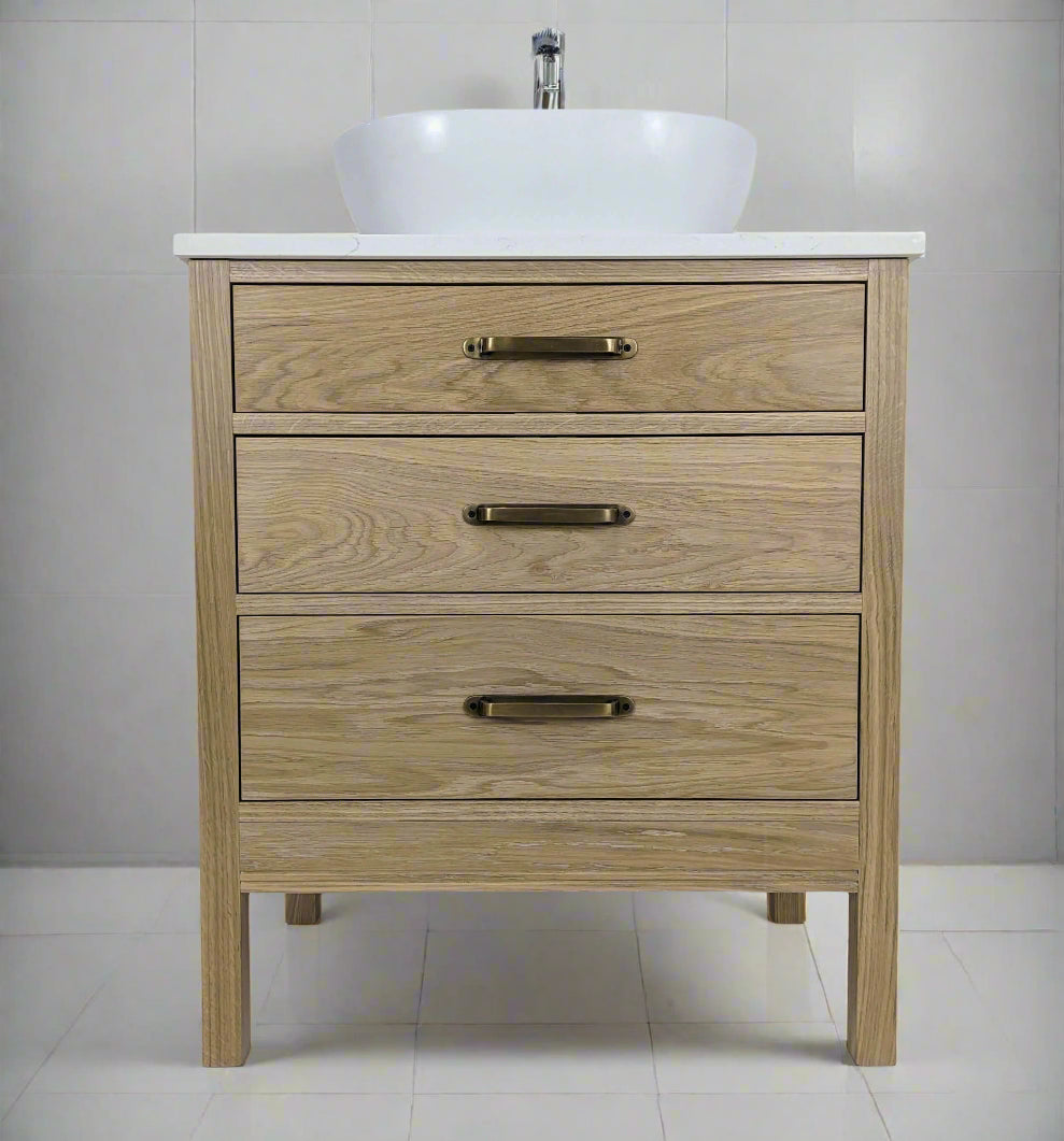 Hanover Oak Bathroom Vanity Unit