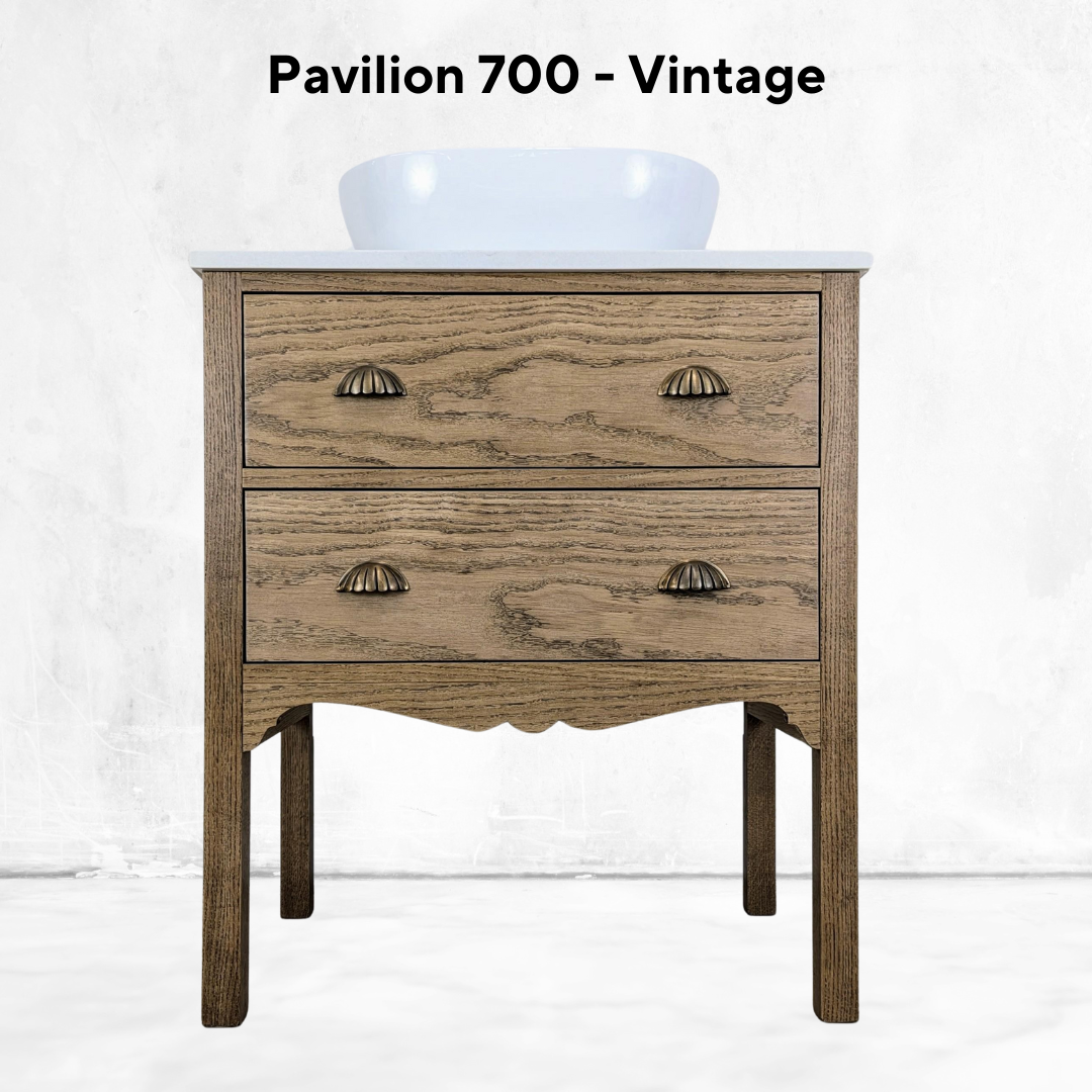 Pavilion Oak Bathroom Vanity Unit