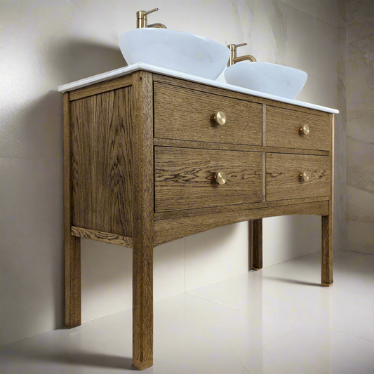 Walsingham Oak Bathroom Vanity Unit