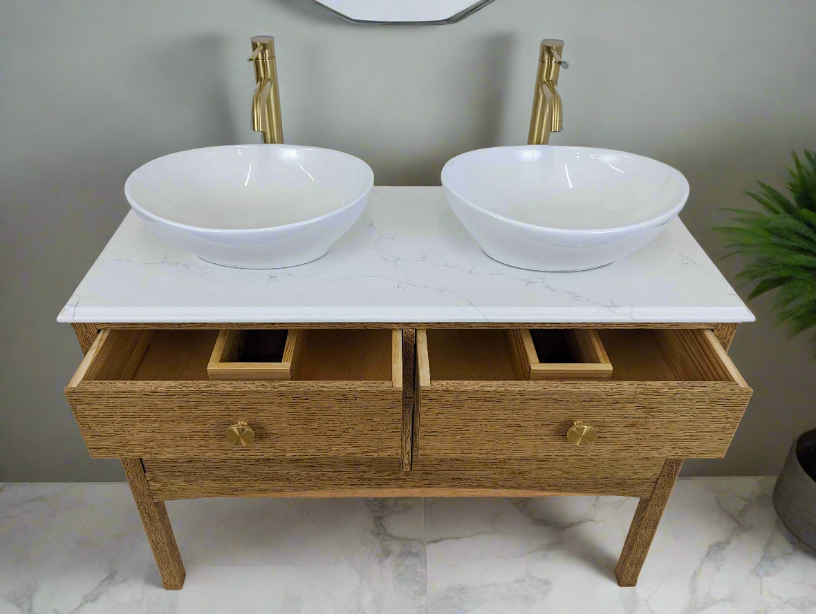 Walsingham Oak Bathroom Vanity Unit