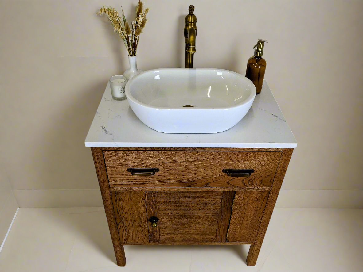 Montpelier Oak Bathroom Vanity Unit