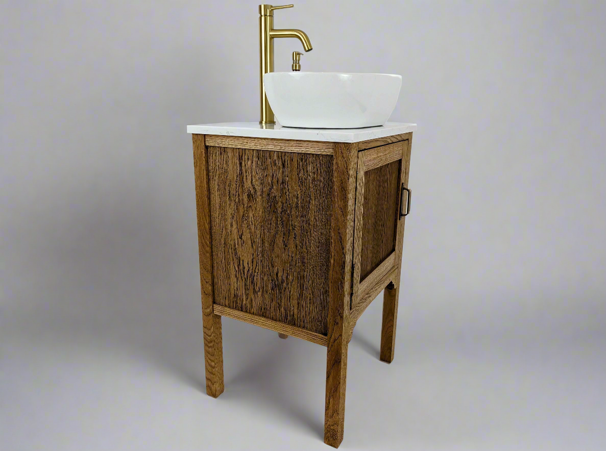 Regency Oak Bathroom Vanity Unit