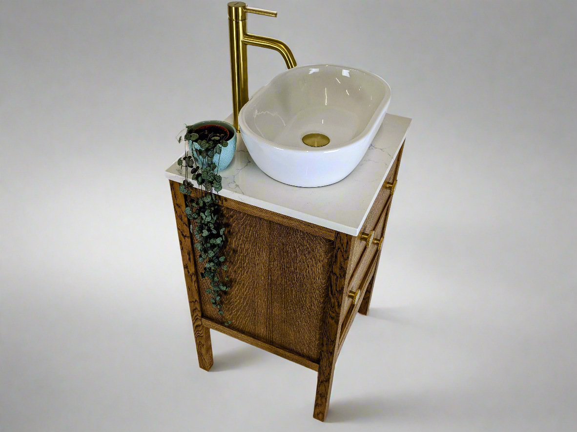 Pavilion Oak Bathroom Vanity Unit
