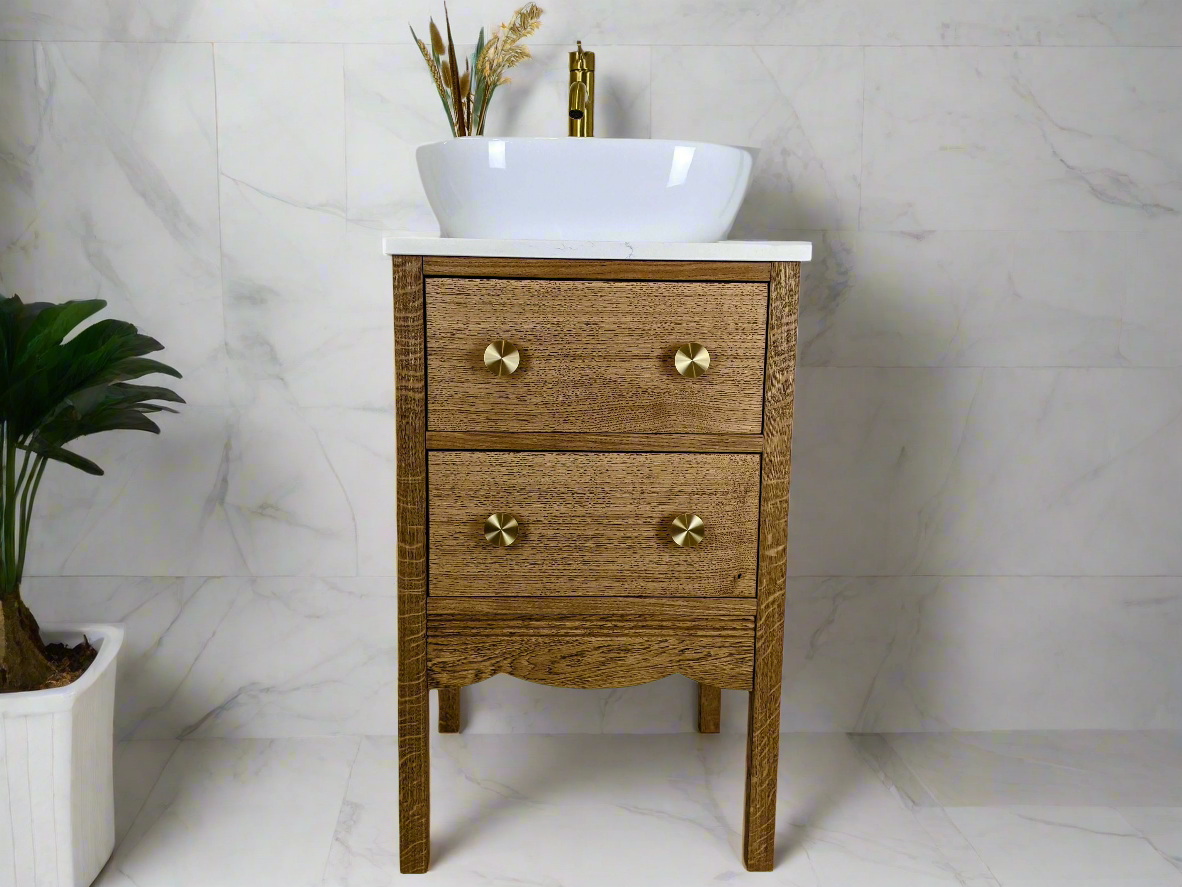 Pavilion Oak Bathroom Vanity Unit