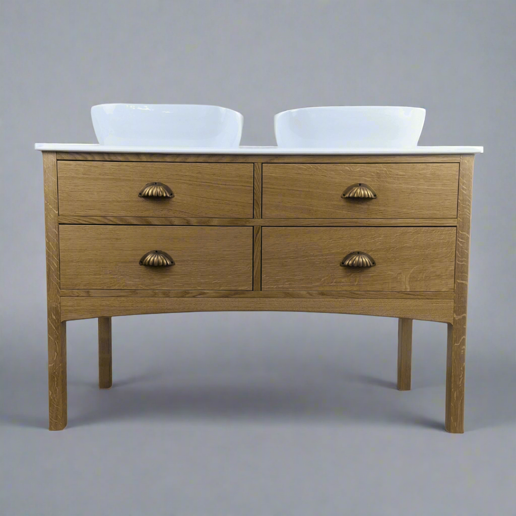 Walsingham Oak Bathroom Vanity Unit