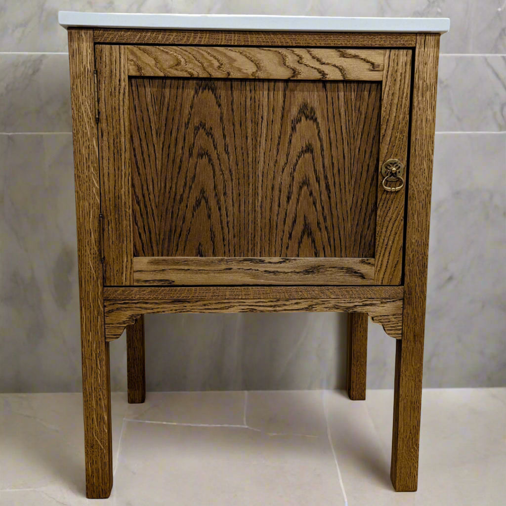 Regency Oak Bathroom Vanity Unit
