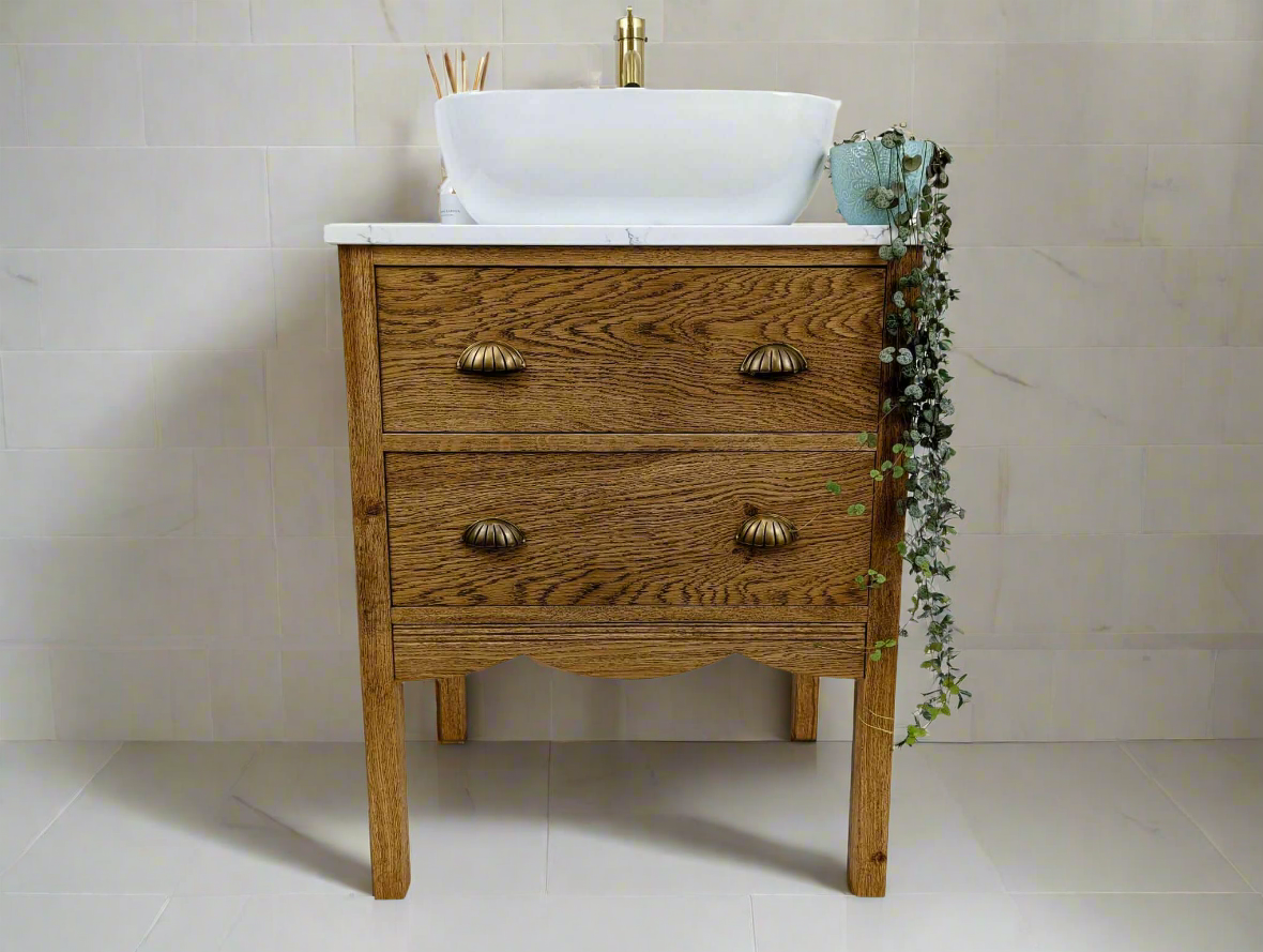 Pavilion Oak Bathroom Vanity Unit
