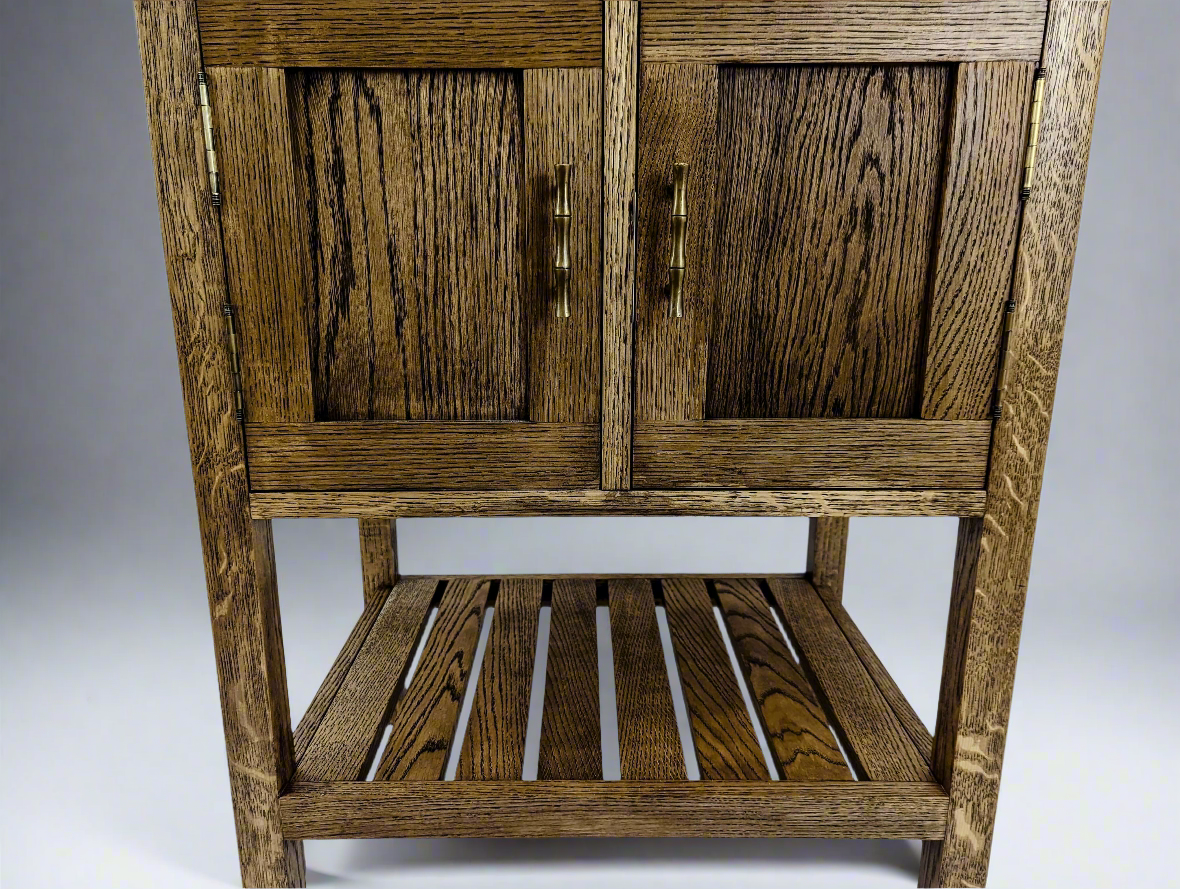 Adelaide Oak Bathroom Vanity Unit