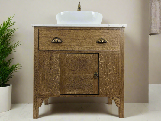 Montpelier Oak Bathroom Vanity Unit