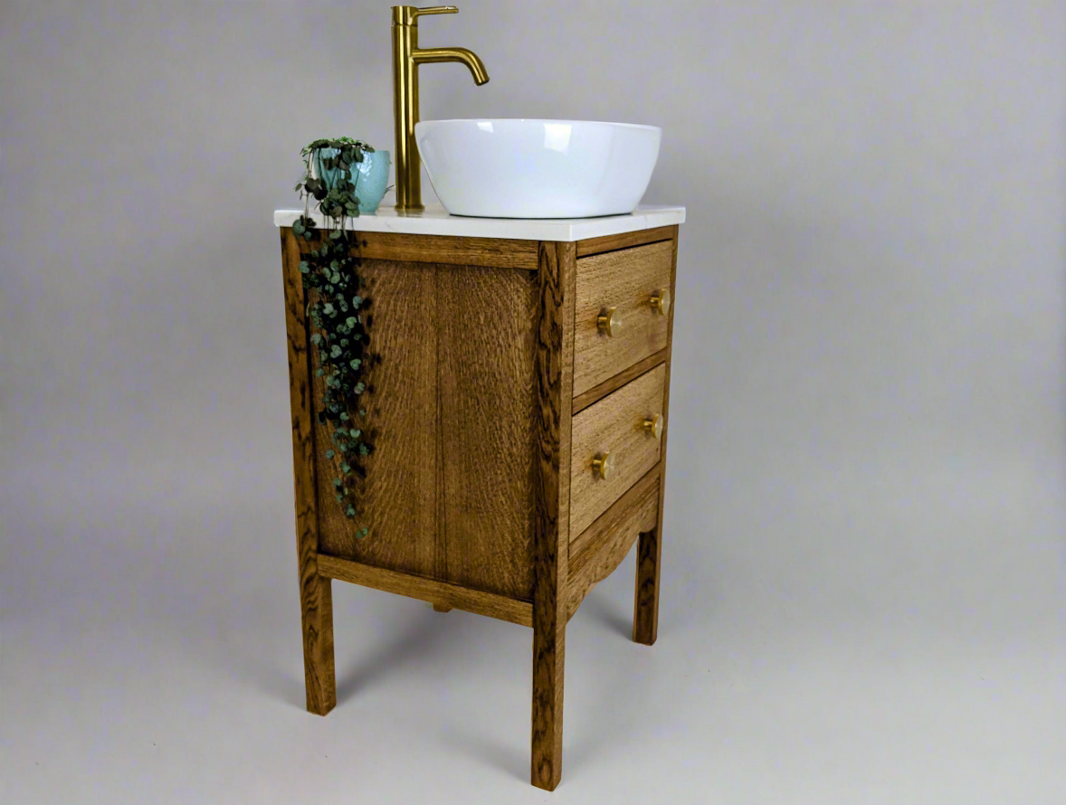 Pavilion Oak Bathroom Vanity Unit
