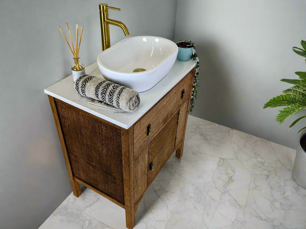 Montpelier Oak Bathroom Vanity Unit