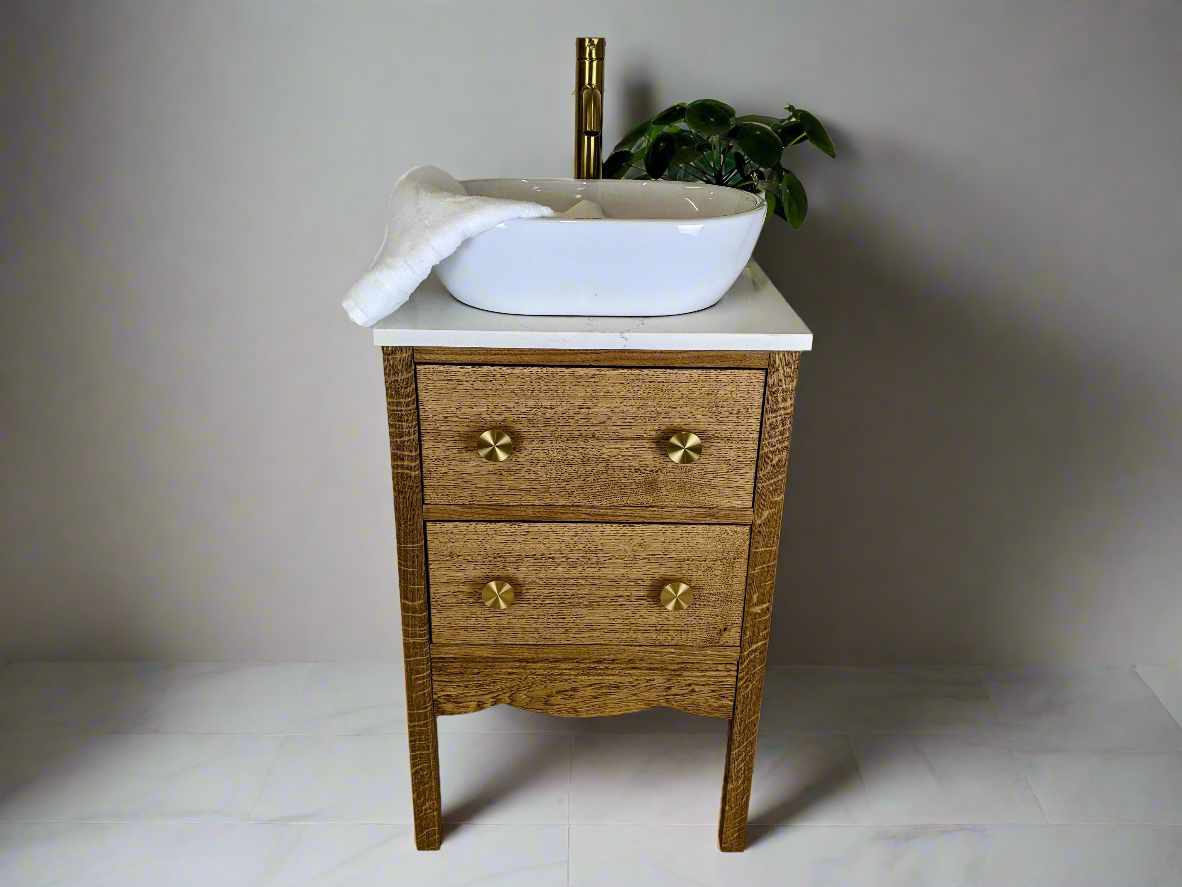 Pavilion Oak Bathroom Vanity Unit