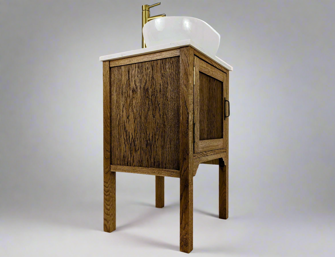 Regency Oak Bathroom Vanity Unit