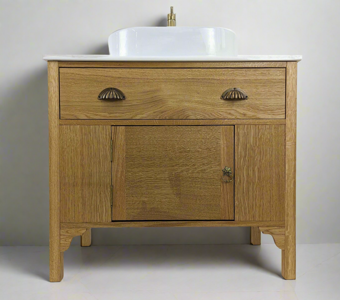 Montpelier Oak Bathroom Vanity Unit