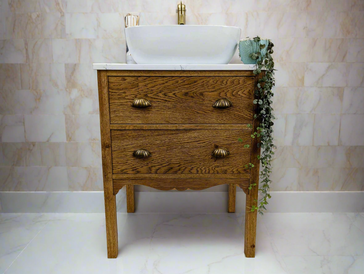 Pavilion Oak Bathroom Vanity Unit