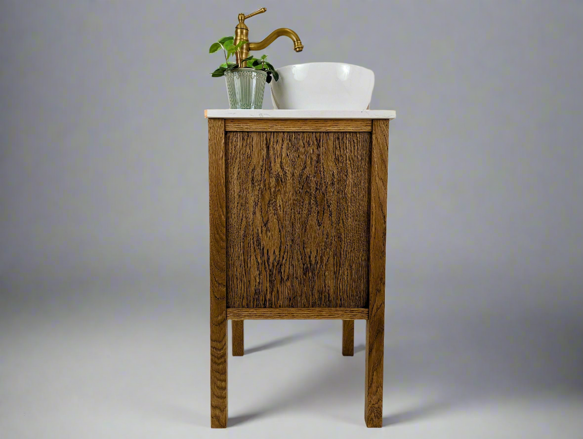 Regency Oak Bathroom Vanity Unit