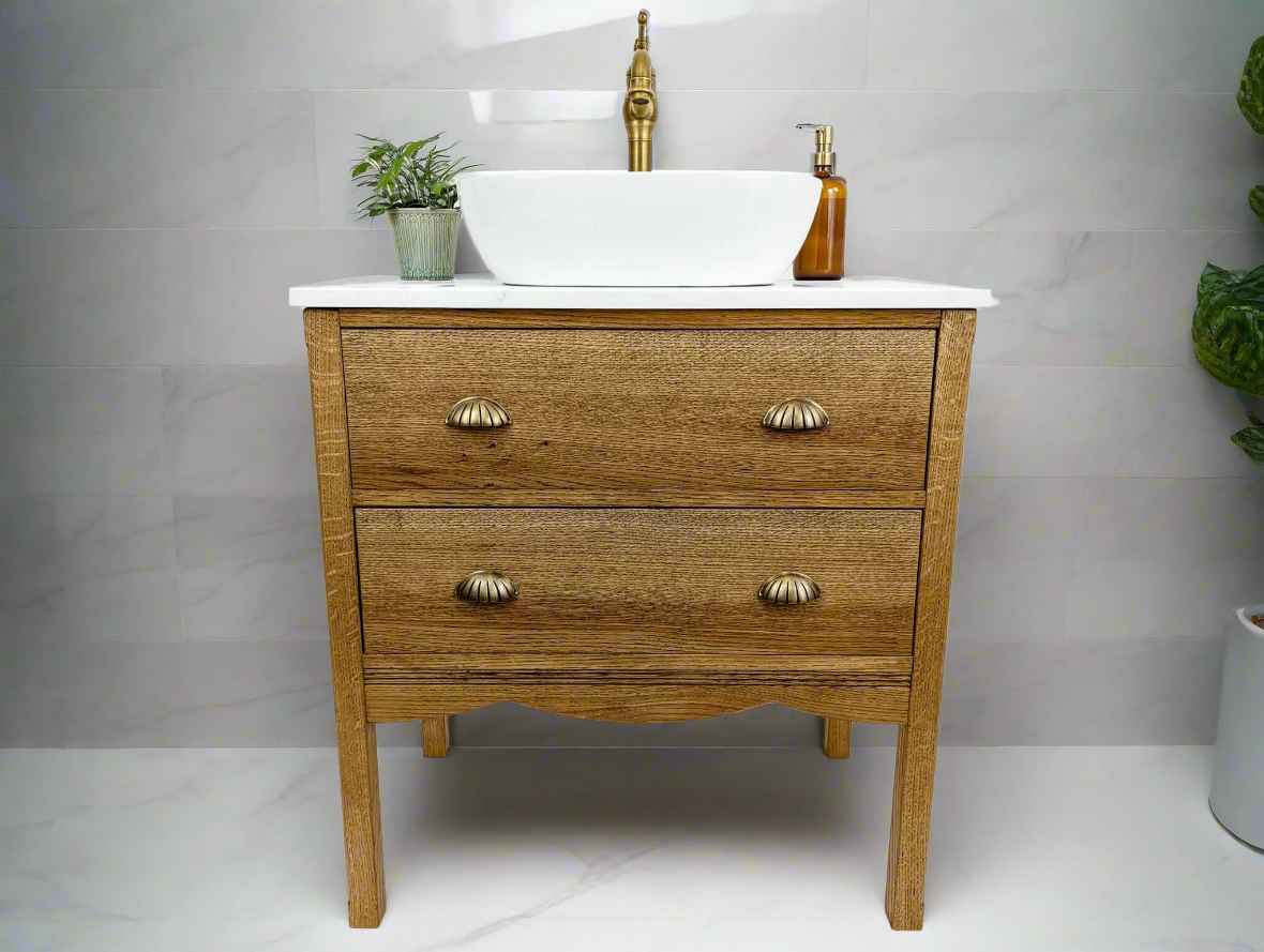 Pavilion Oak Bathroom Vanity Unit