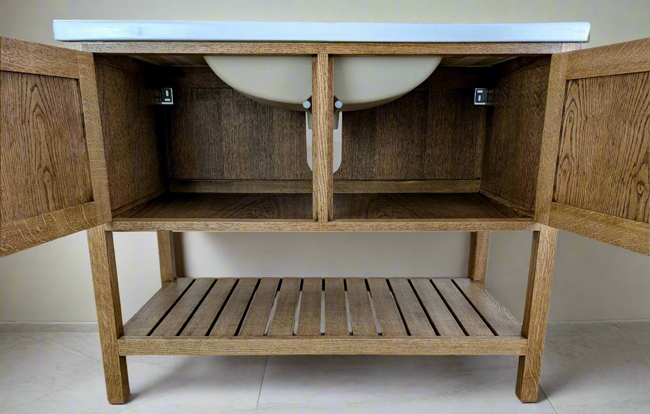 Adelaide Oak Bathroom Vanity Unit