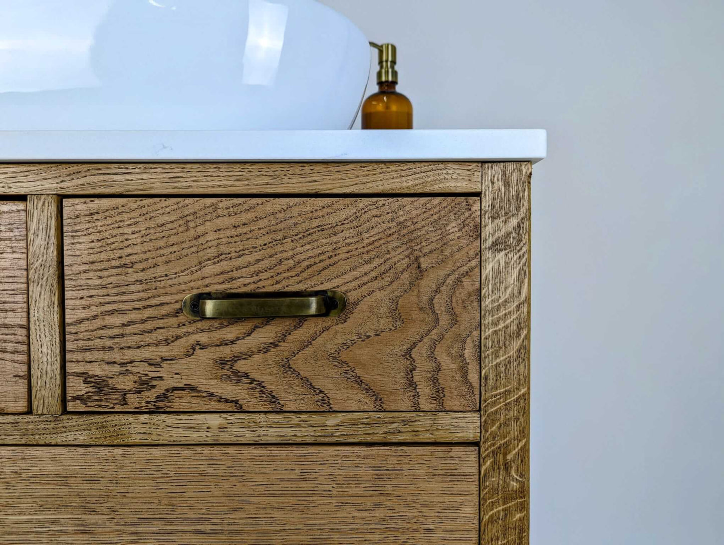 Brunswick Oak Bathroom Vanity Unit