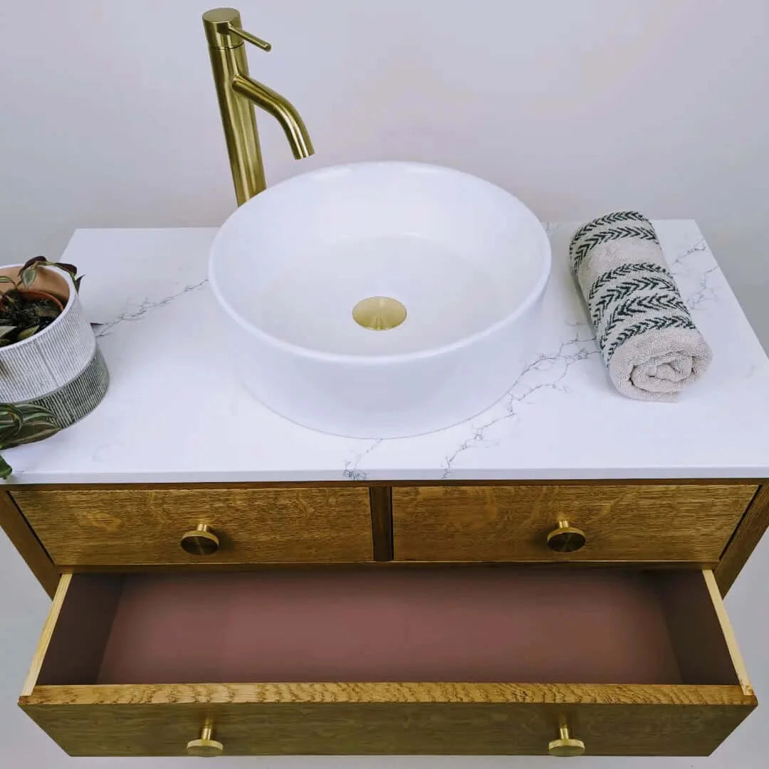 Brunswick Oak Bathroom Vanity Unit