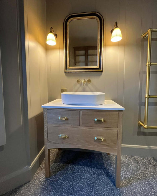 Brunswick Oak Bathroom Vanity Unit
