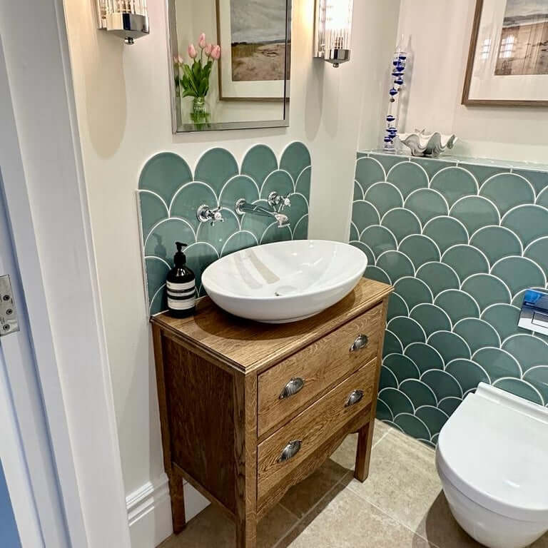 Pavilion Oak Bathroom Vanity Unit