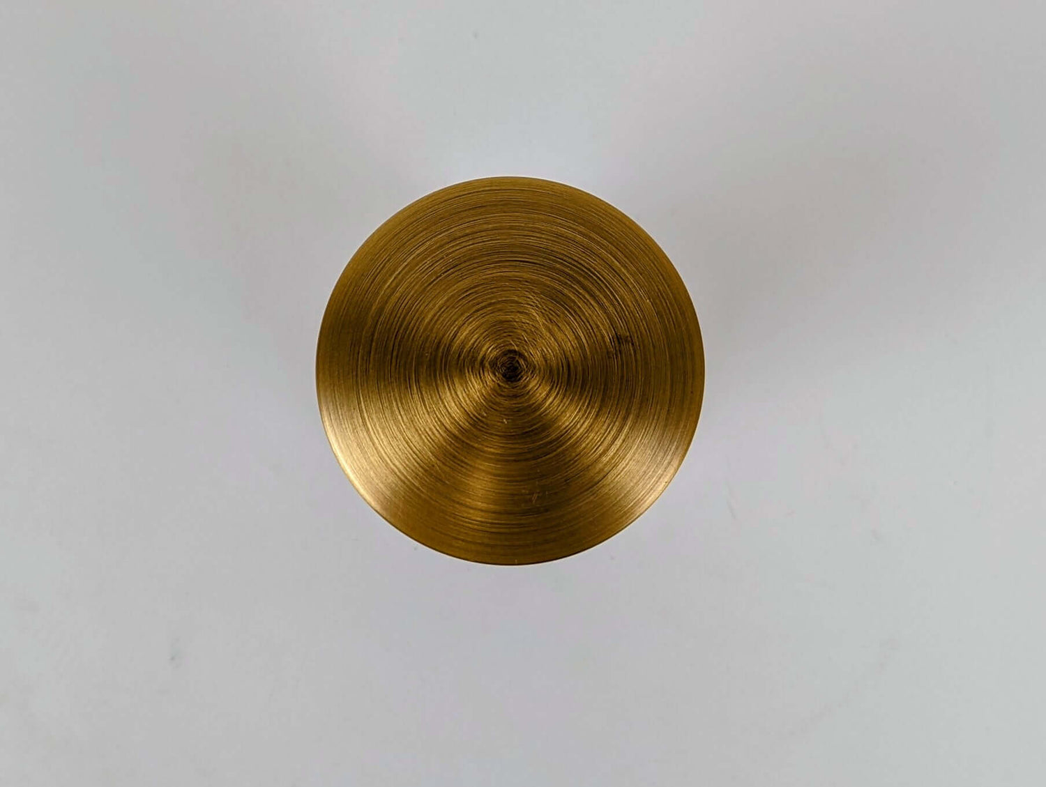 Vintage Brass Unslotted Basin Waste