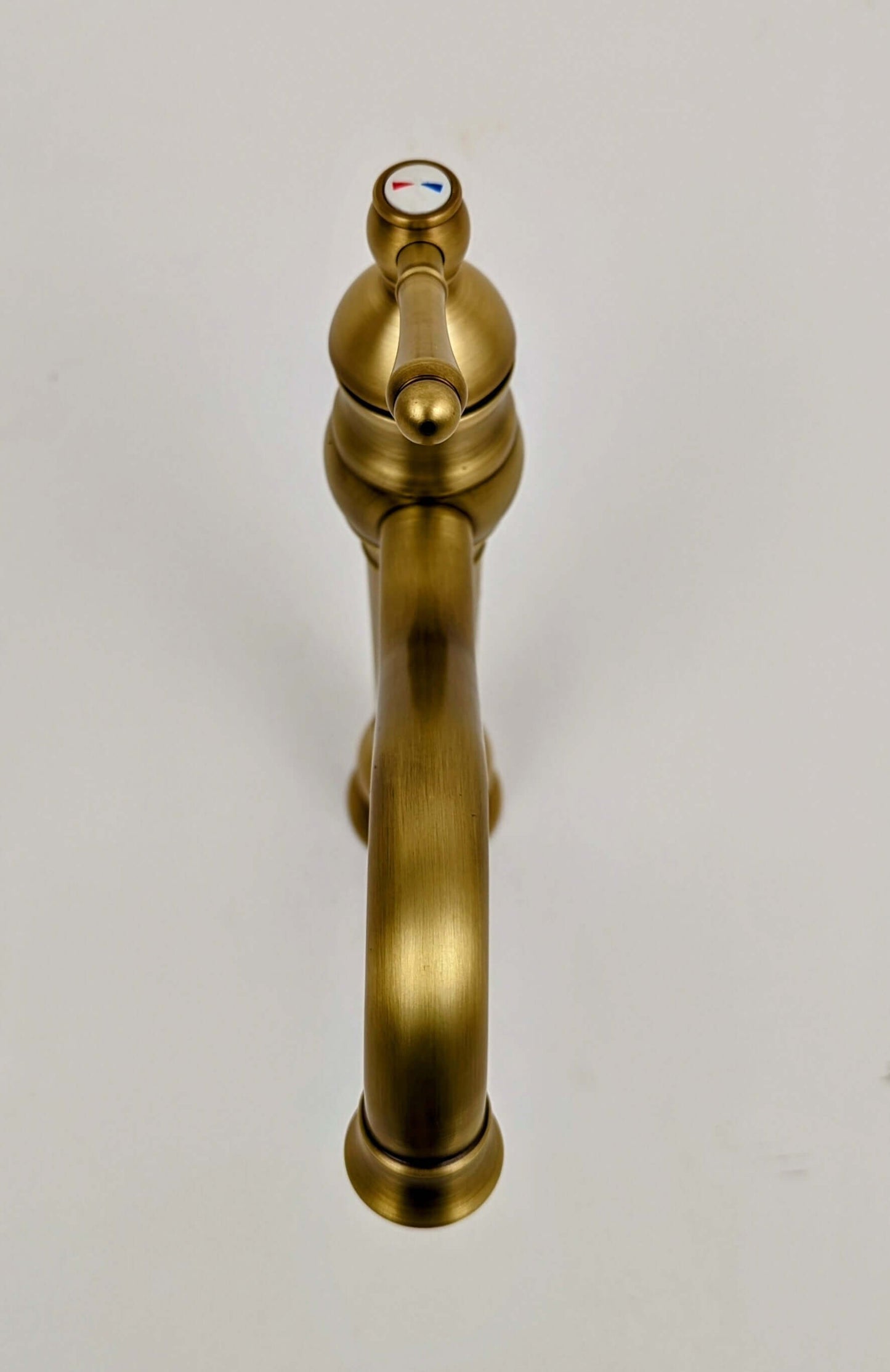 Vintage Brass Tall Basin Mixer Tap