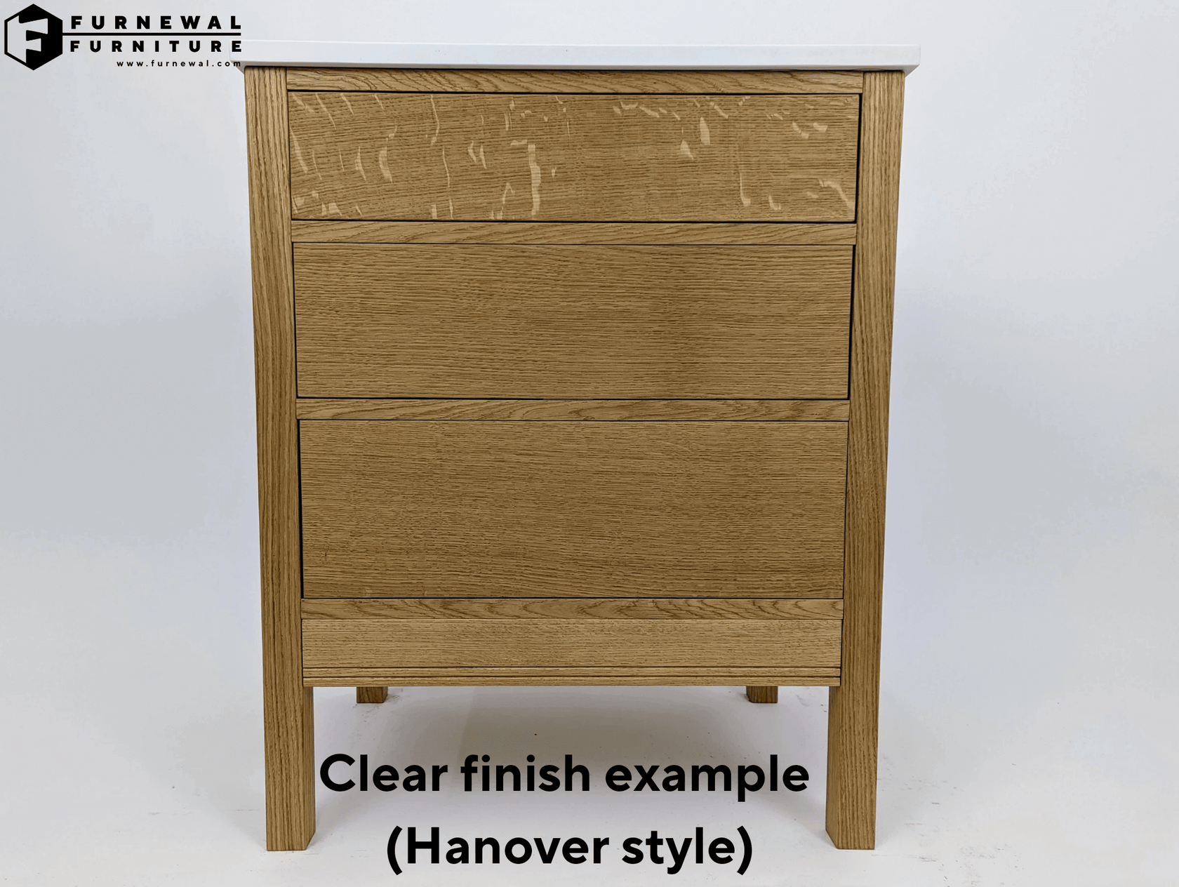 Adelaide Oak Vanity Unit UK Handmade