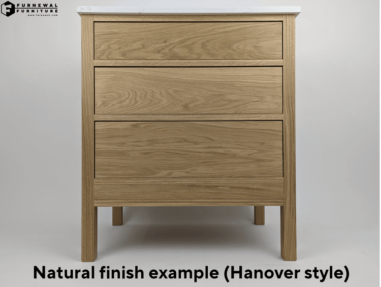 Adelaide Oak Vanity Unit UK Handmade