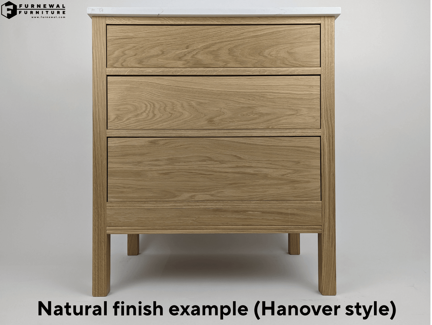 Hanover Oak Bathroom Vanity Unit