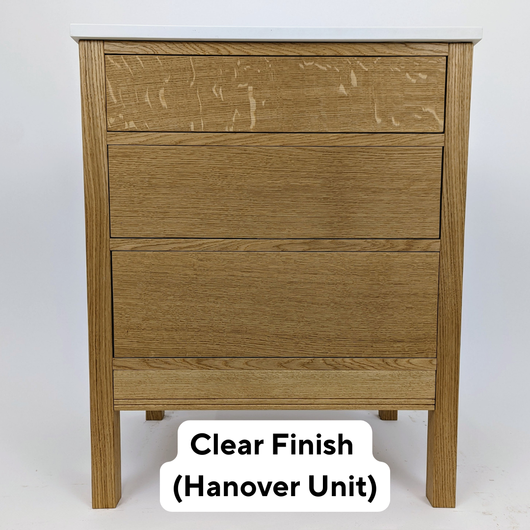 Westbourne Oak Bathroom Vanity Unit