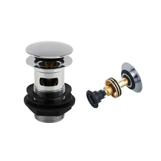 Easy Clean Sprung Plug Basin Waste - Chrome