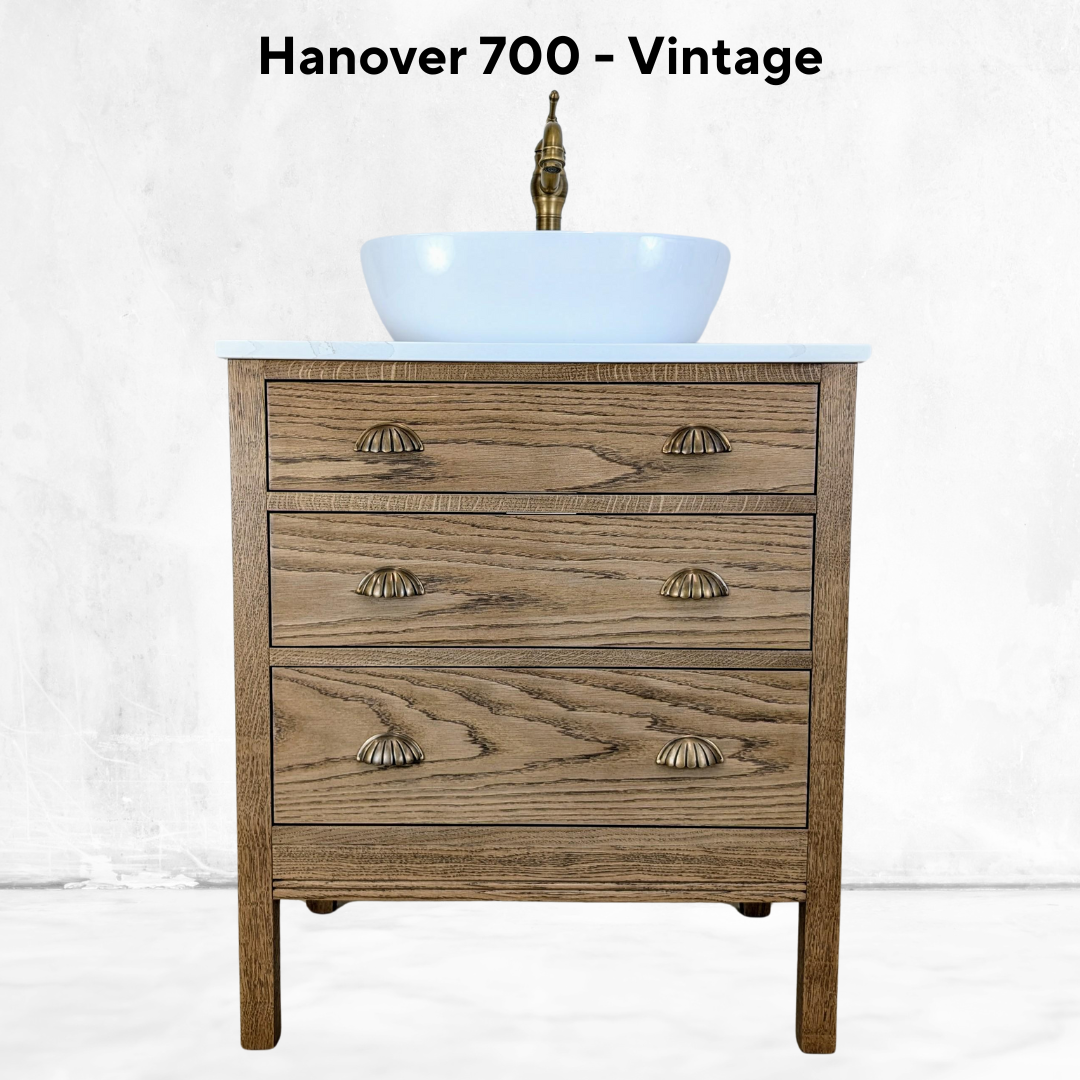 Hanover Oak Bathroom Vanity Unit