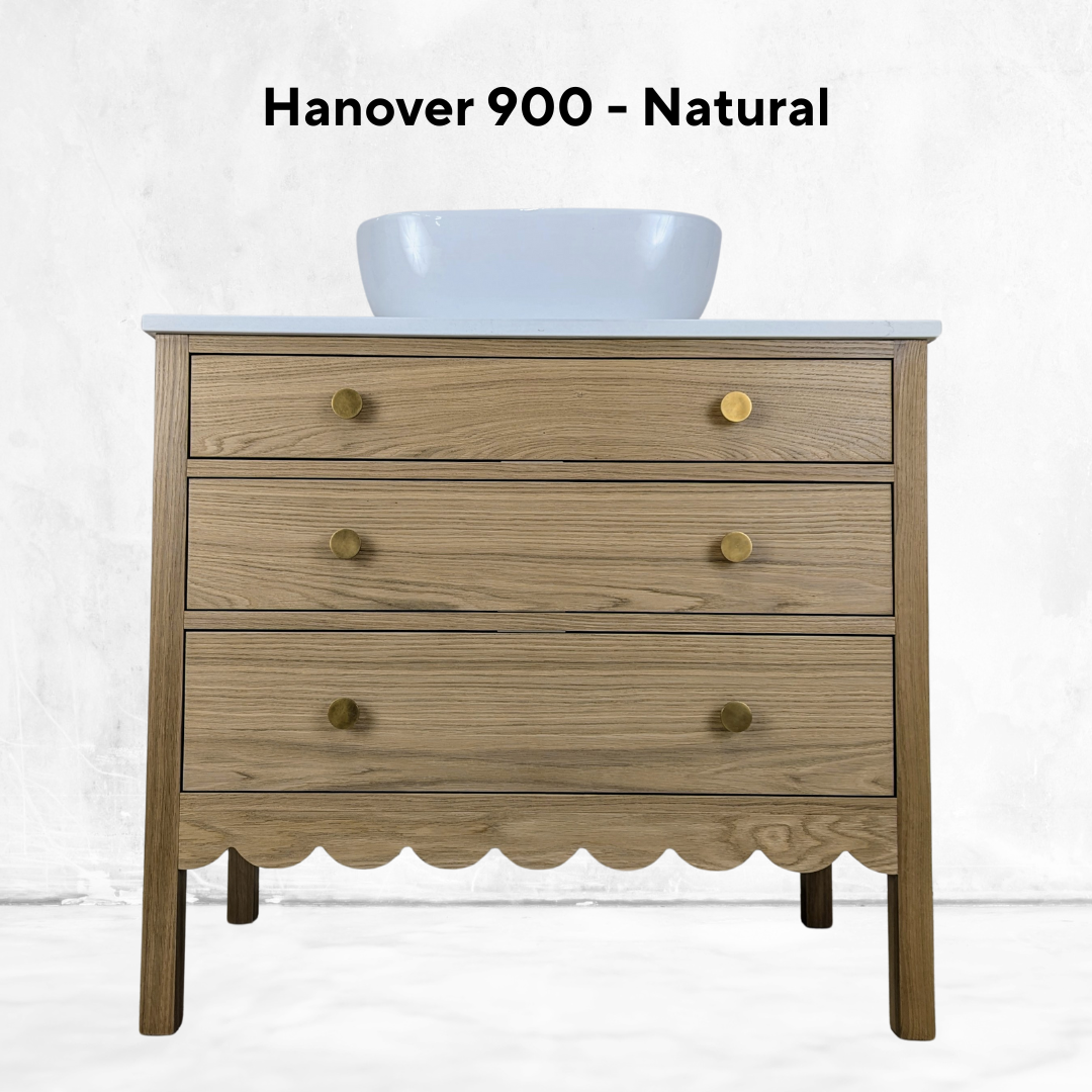Hanover Oak Bathroom Vanity Unit