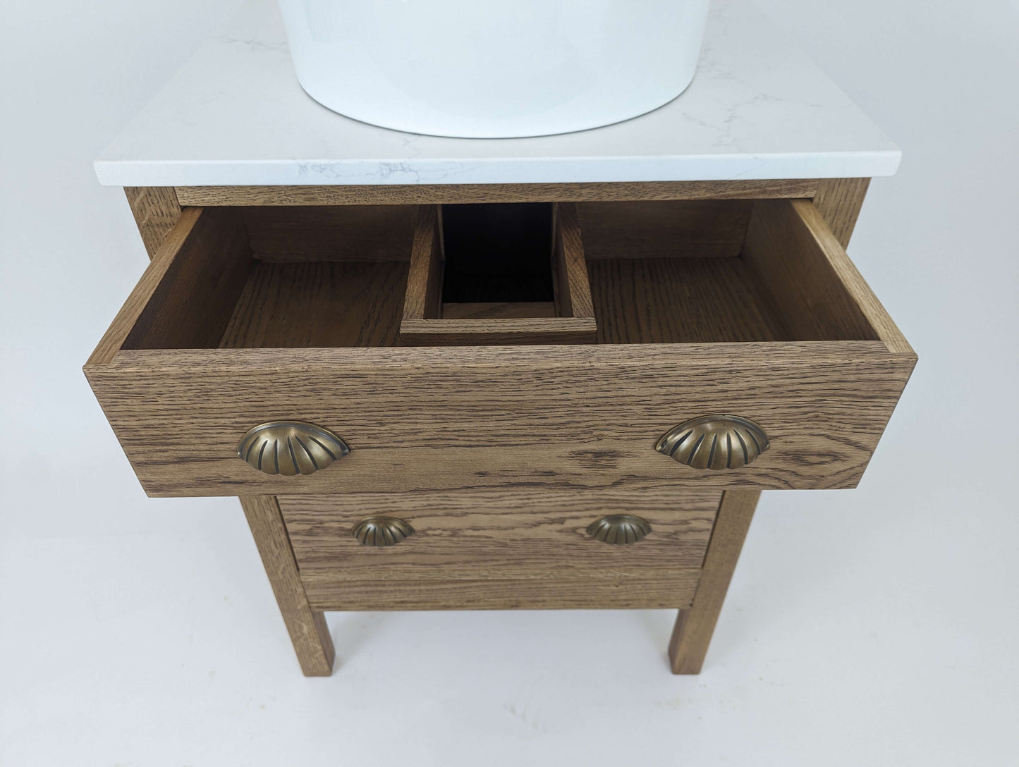 Hanover Oak Bathroom Vanity Unit