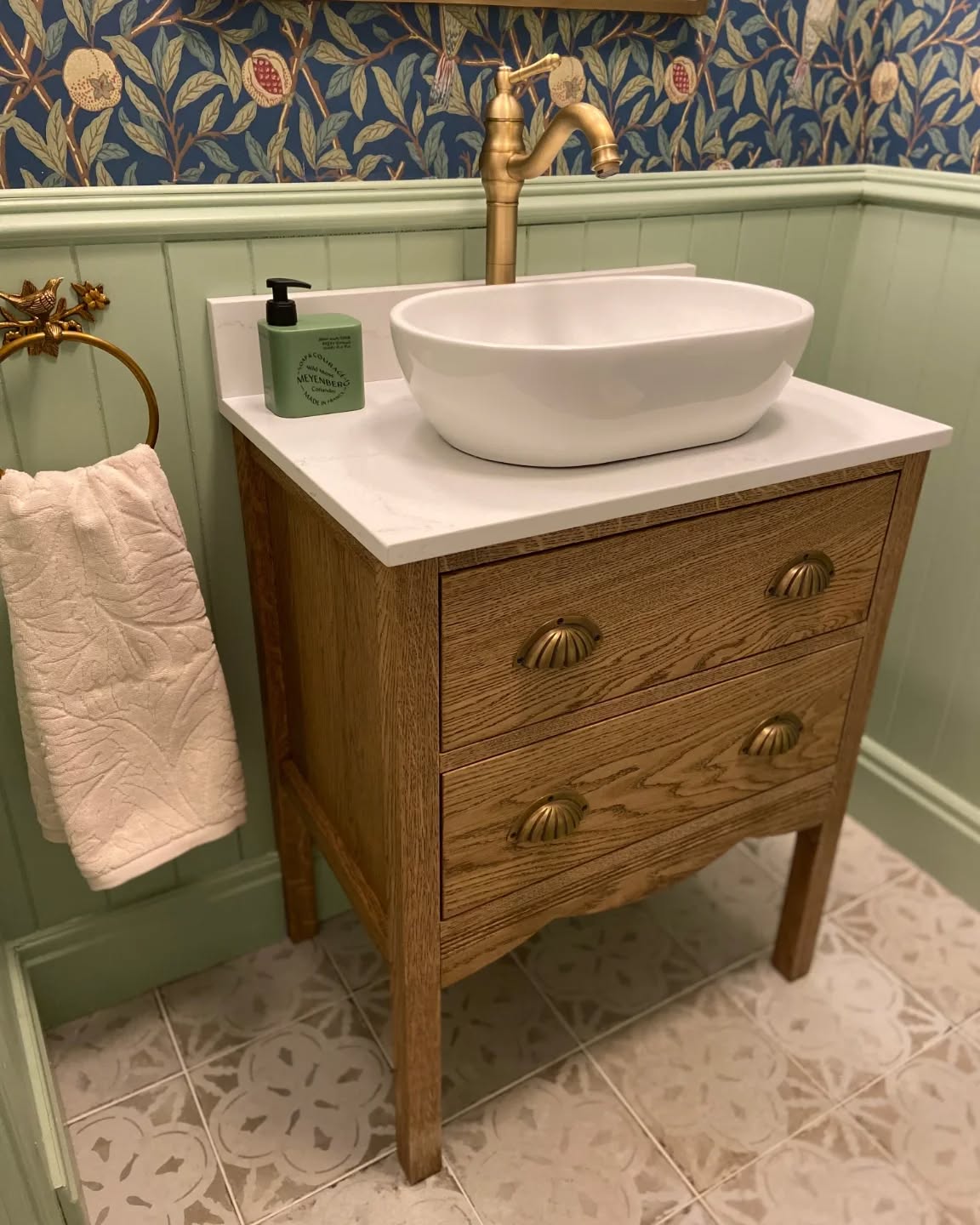 Pavilion Oak Bathroom Vanity Unit