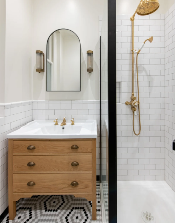 Medina Oak Bathroom Vanity Unit