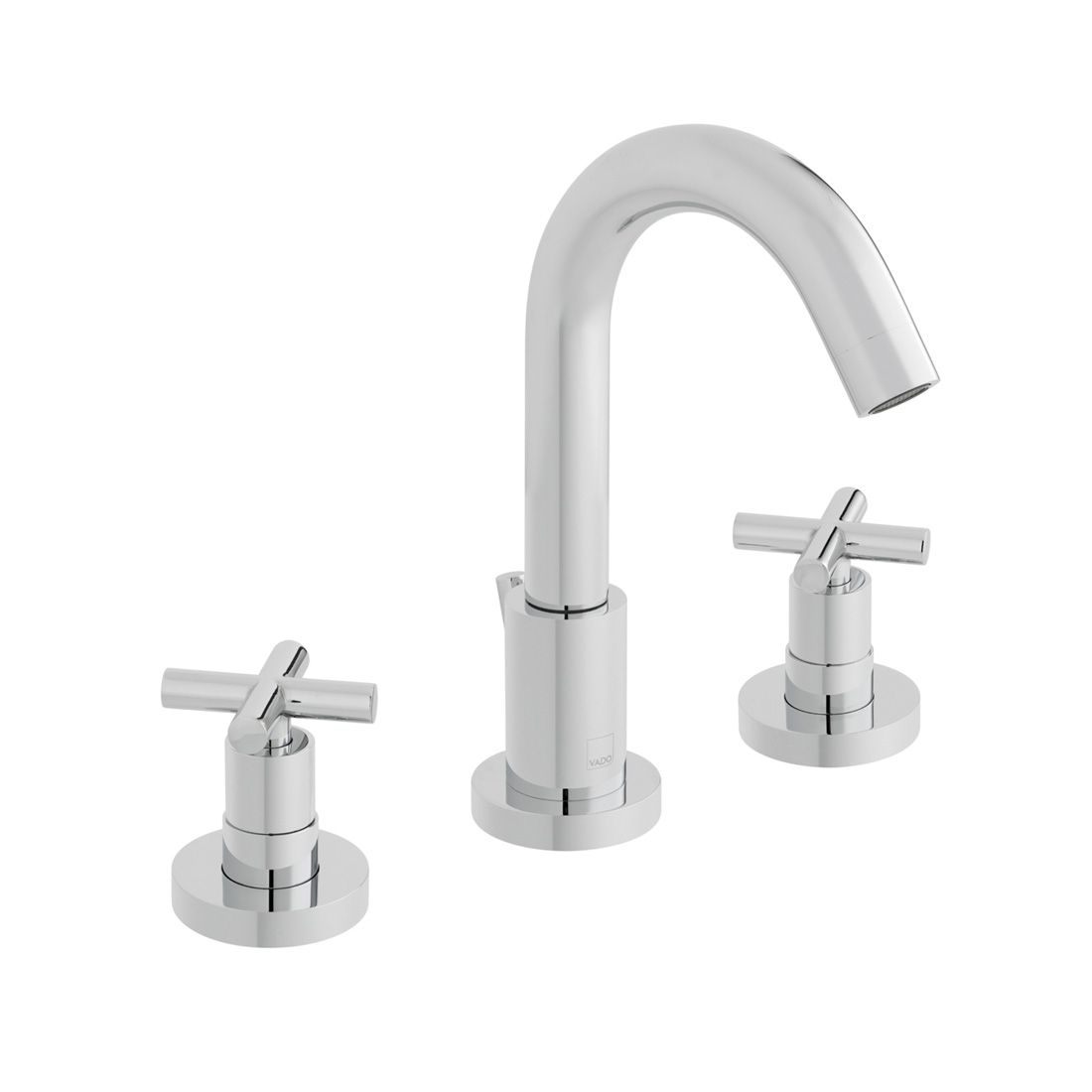 VADO Elements 3 Hole Basin Mixer inc Pop-Up Waste - Chrome