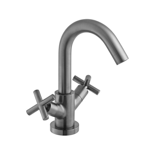 VADO Elements Mono Basin Mixer - Brushed Gunmetal