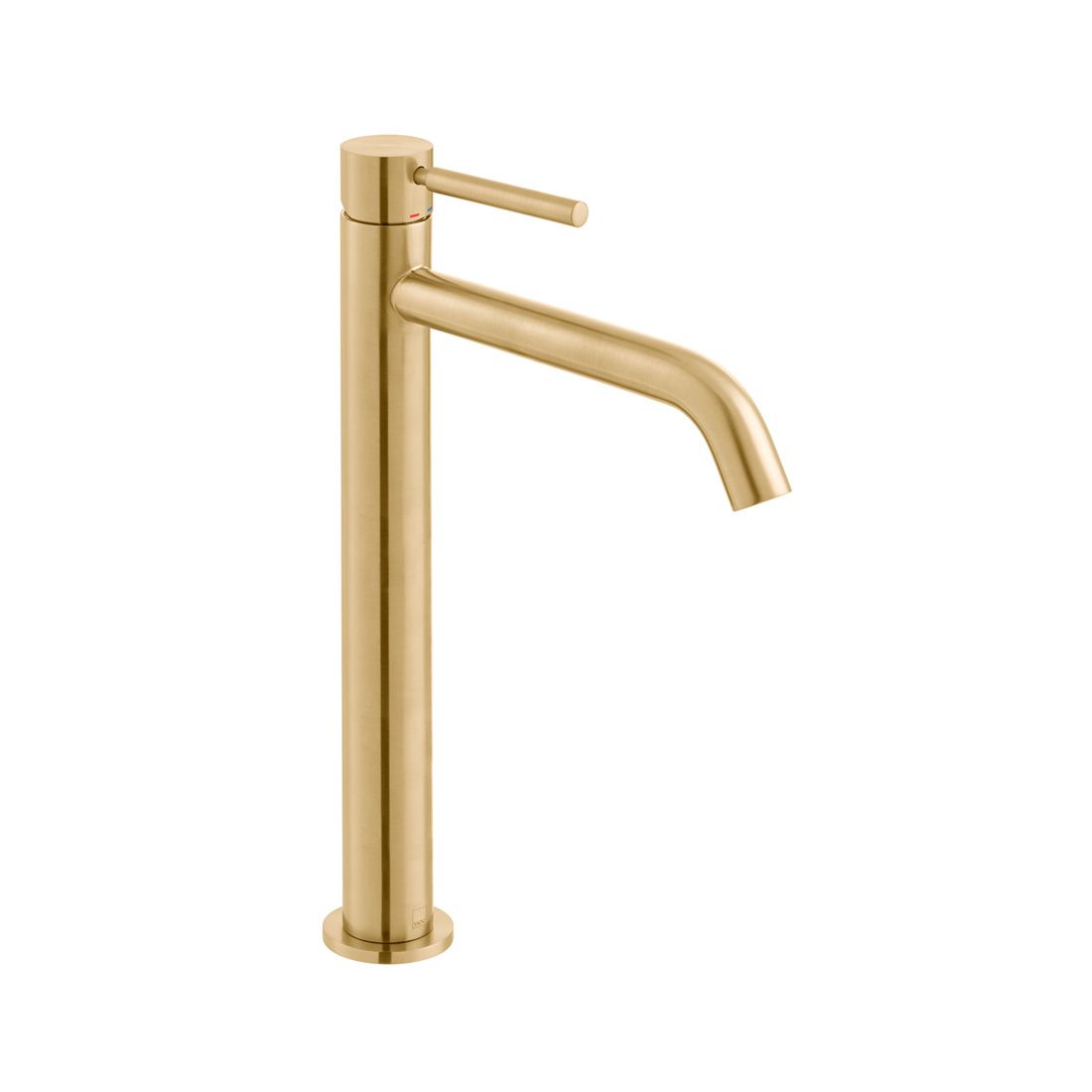VADO Origins Slimline Tall Mono Basin Mixer - Brushed Gold