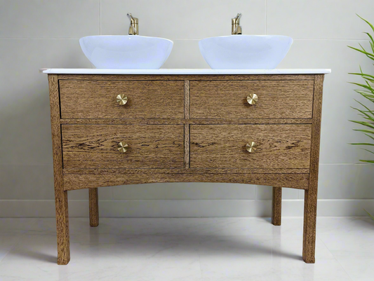 Walsingham Oak Bathroom Vanity Unit