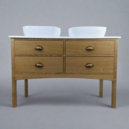 Walsingham Oak Bathroom Vanity Unit