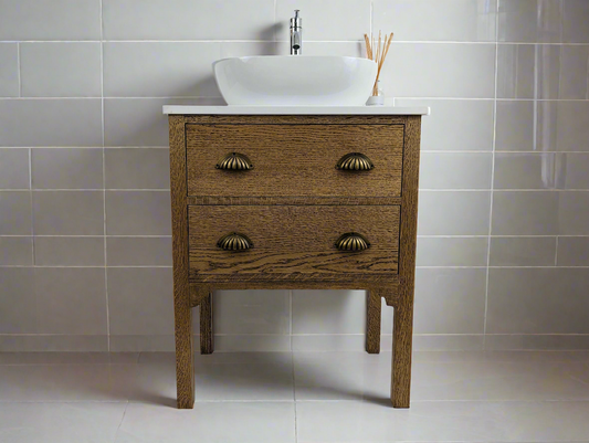 Pavilion Oak Bathroom Vanity Unit