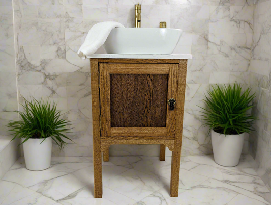 Regency Oak Bathroom Vanity Unit